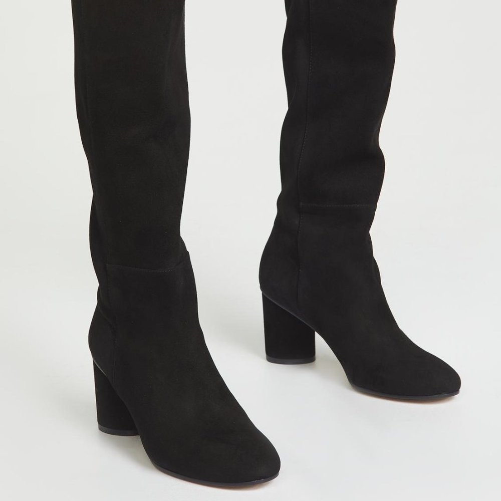 NWT Stuart Weitzman Eloise 75 Suede TTK Boot - Picture 3 of 8